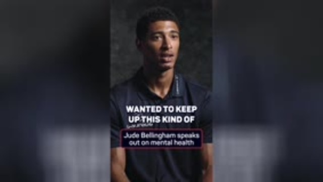 'I tried to be macho' - Bellingham speaks out on mental health