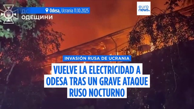 Restablecido el suministro eléctrico en Odesa y Kiev tras los ataques rusos a la infraestructura energética