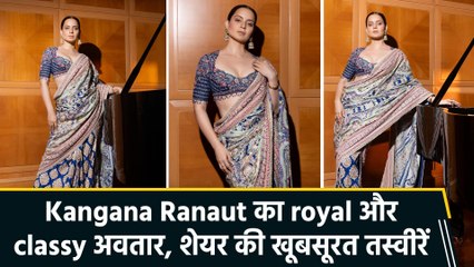 Karva Chauth पर Kangana Ranaut ने शेयर की खूबसूरत तस्वीरें, festive season को compliment एक्ट्रेस का नया look