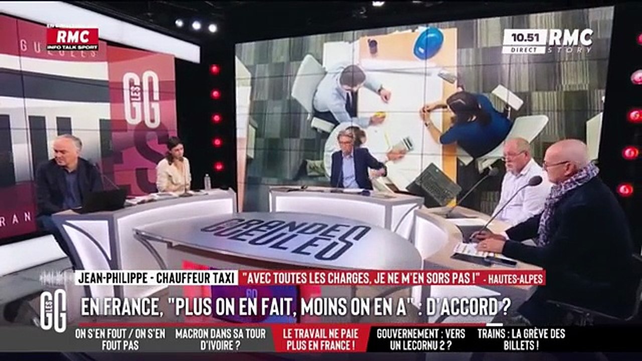 Emission TV : Les Grandes Gueules sur RMC Story La Méritocratie (Extrait d'émission, France, 2025)