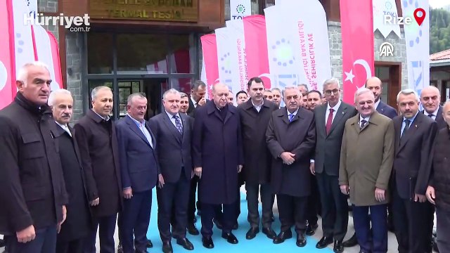 Cumhurbaşkanı Erdoğan, Ayder Yaylası’ndaki Tenzile Erdoğan Termal Tesisleri’ni ziyaret etti