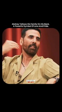 Wearing love on his skin and pride on his back, that’s how family stays close forever ❤️ #glamsham #akshaykumar #familylove #tattoostory #symboloflove #bollywoodvibes #proudmoment glamsham, akshay kumar, family love, tattoo story, symbol of love, bolly