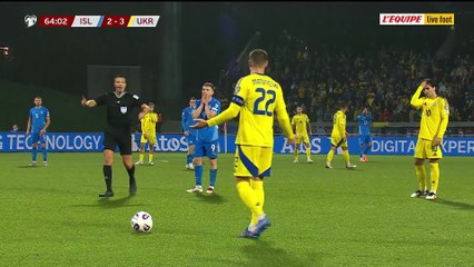 Le replay de Islande - Ukraine (MT2) - Foot - Qualif. Coupe du monde