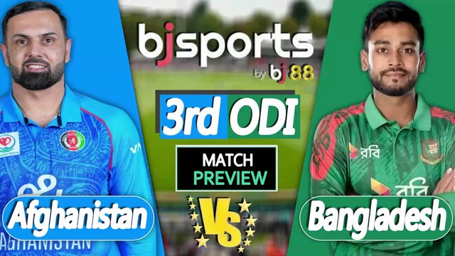Bangladesh vs Afghanistan 2025 | BAN vs AFG 3rd ODI Match Preview |