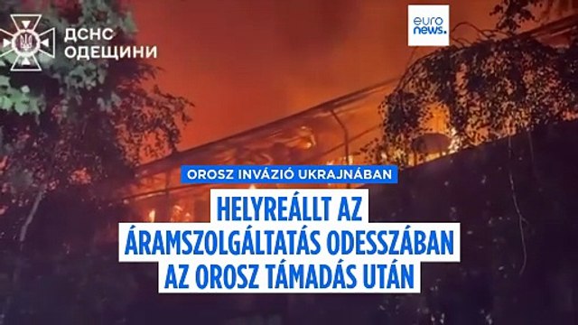 Helyreállt az áramszolgáltatás Odesszában az energetikai infrastruktúra elleni orosz támadás után