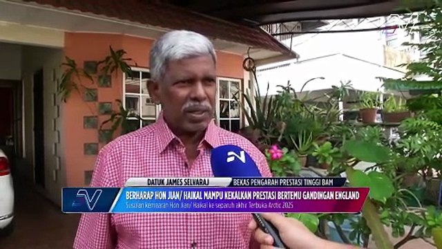 James Selvaraj berharap Hon Jian / Haikal mampu kekalkan prestasi bertemu gandingan England