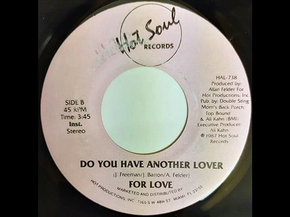 For Love - Do You Have Another Lover
