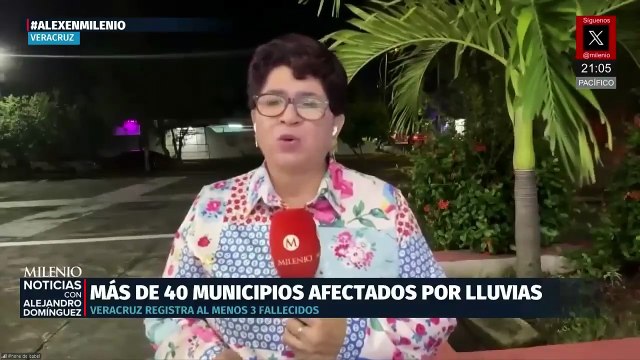 Lluvias en Veracruz dejan tres muertos y más de 40 municipios afectados