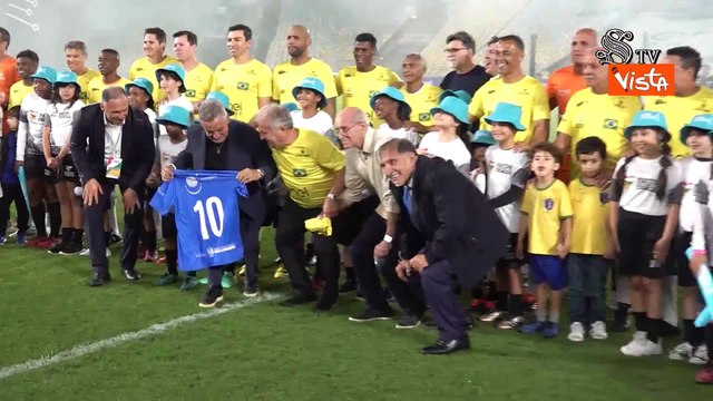 La Russa al Maracanà a Rio per la Partida do Coracao , in campo grandi campioni per evento solidale