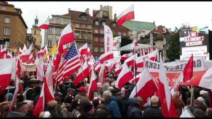 Polonia, maxi manifestazione a Varsavia contro l'immigrazione