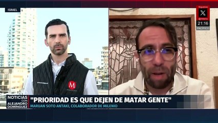 La prioridad es que dejen de matar gente en Gaza: Maruan Soto Antaki