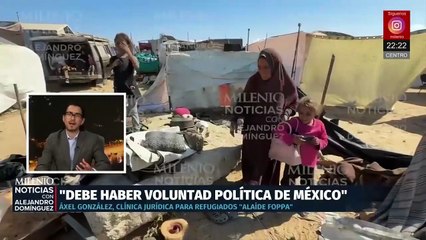 Refugiados palestinos en México: Áxel González