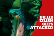 Billie Eilish gets slammed into security barrier during Miami concert