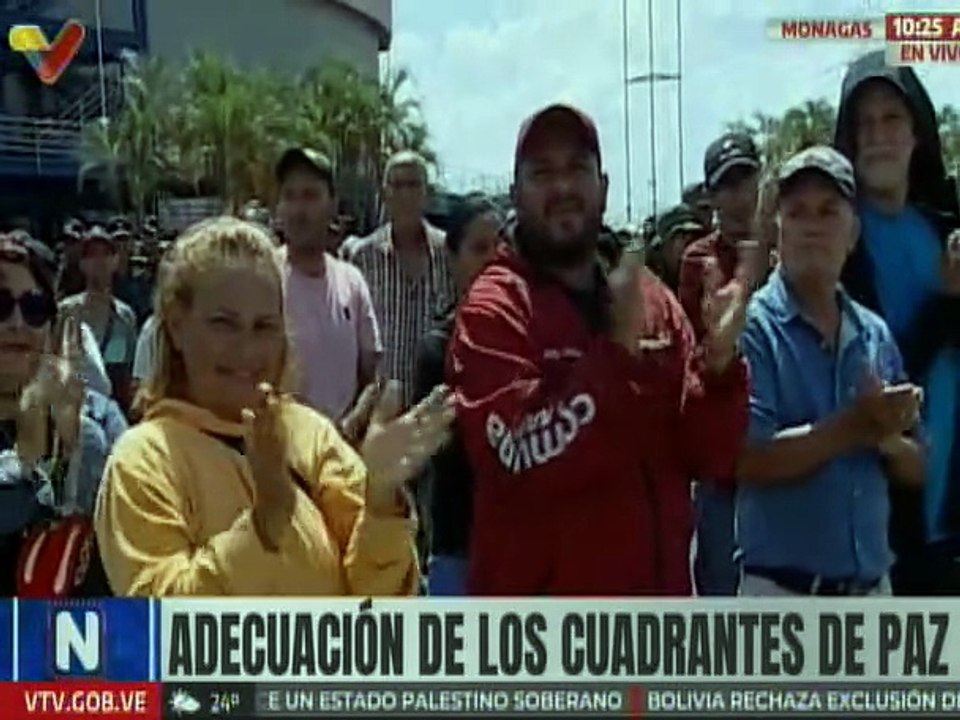 Gdor. Luna destacó la fusión de los Cuadrantes del Paz con el poder popular para defender la región