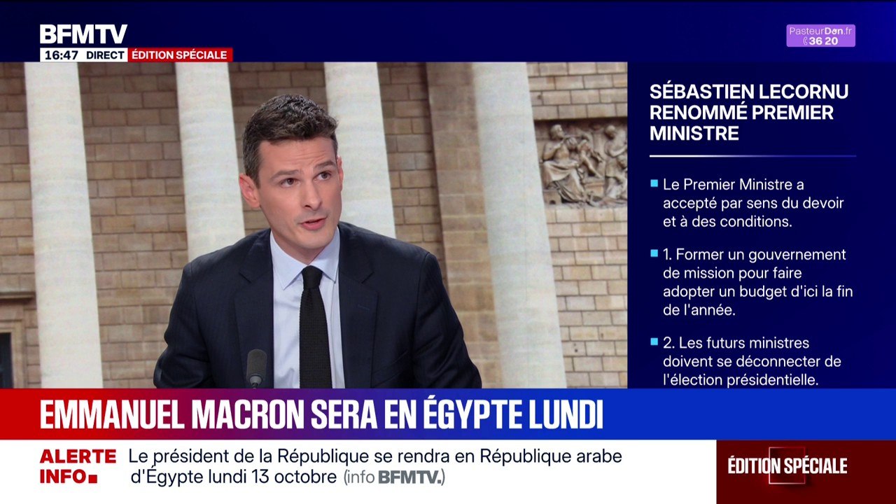 INFO BFMTV - Le président de la République se rendra en République arabe d'Égypte ce lundi 13 octobre