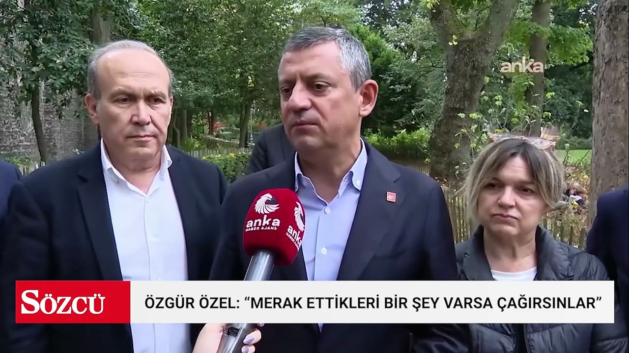 Özgür Özel: “Merak ettikleri bir şey varsa çağırsınlar. Mansur Bey tüm sorulara cevap verebilecek öz güvene sahip"
