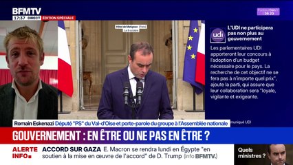 Reconduction de Sébastien Lecornu à Matignon: "On attend des mesures de justice fiscale [...] et si le gouvernement s'entête, il y aura une censure ", explique Romain Eskenazi, député (PS)