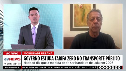 Governo federal estuda tarifa zero no transporte público; especialista comenta