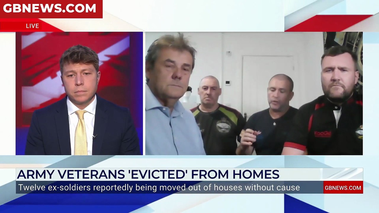 'We've not come over here in a boat. We've served our country and we're ..