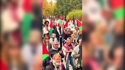 Norveç'te İsrail Milli Takımı'na şok: Oslo'da binlerce kişi, İsrail'i protesto etti
