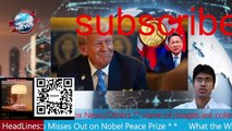 White House FUMES as Trump Misses Nobel Peace Prize MHM NEWS
