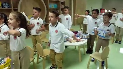 Cumhurbaşkanı Erdoğan, Rize Çay İlkokulunu ziyaret etti