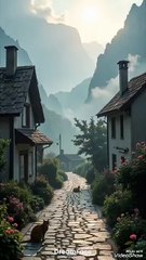 Misty_Morning_in_a_Peaceful_Village(360p)