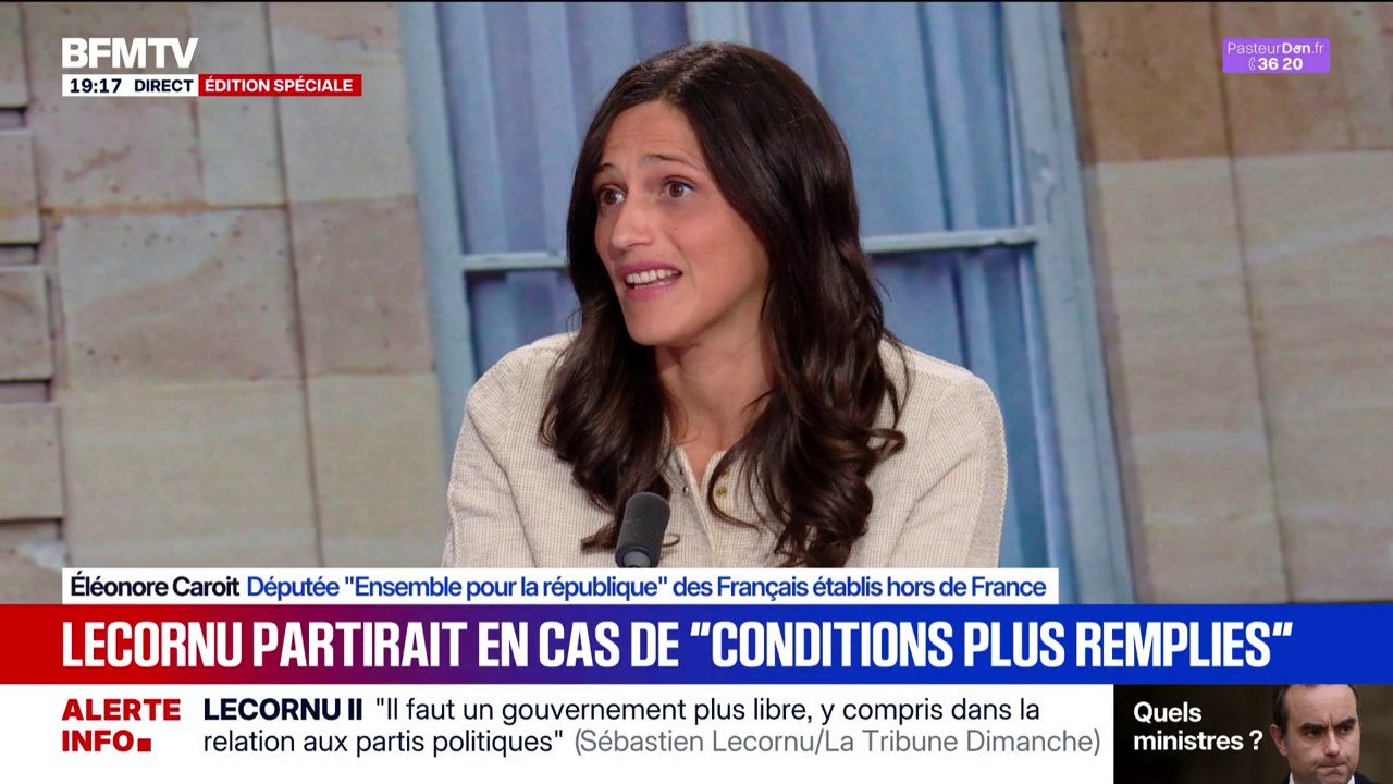 Futur gouvernement de Sébastien Lecornu: le Premier ministre souhaite "vraiment changer le casting", explique Éléonore Caroit, députée (Ensemble pour la République)
