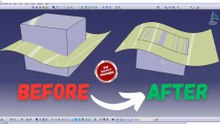 CATIA | How to Cut a Solid with a Surface Like a Pro