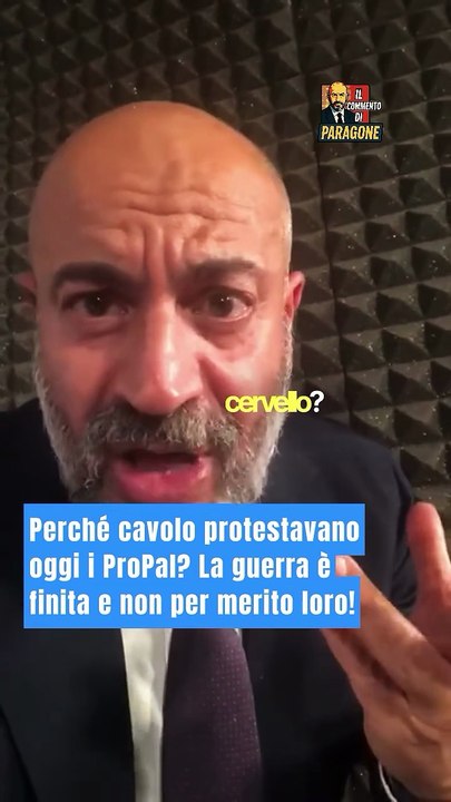 Paragone - Perché cavolo protestavano oggi i ProPal? La guerra è finita e non per merito loro! (11.10.25)