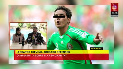 La hermana y el abogado defensor de Omar "N" ofrecen rueda de prensa acerca del caso del exjugador