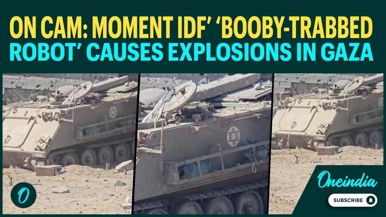 SHOCKING FOOTAGE: IDF Deploys 'Booby-Trapped Robot' in Gaza, Explosion Levels Residential Blocks