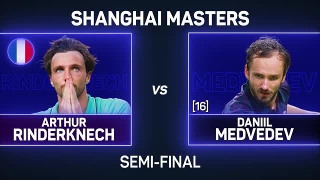 Rinderknech stuns Medvedev to set up cousin clash in Shanghai final
