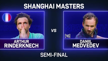 Rinderknech stuns Medvedev to set up cousin clash in Shanghai final
