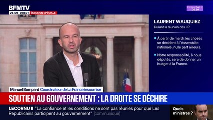 Reconduction de Sébastien Lecornu à Matignon: Manuel Bompard, coordinateur de LFI, maintient que le parti "censurera" le futur gouvernement du Premier ministre