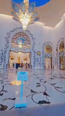beautiful view of shaikh zayed Grand mosque of abu Dhabi