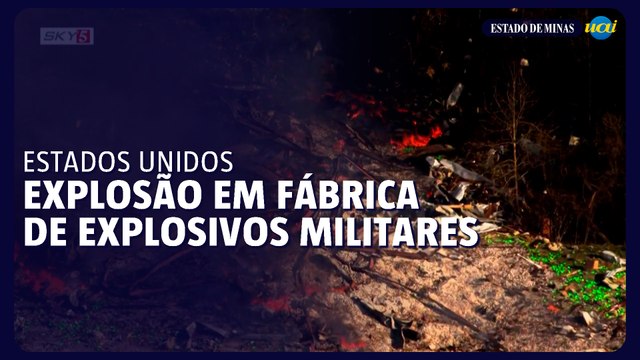 Explosão destrói fábrica de explosivos nos Estados Unidos e não deixa sobreviventes