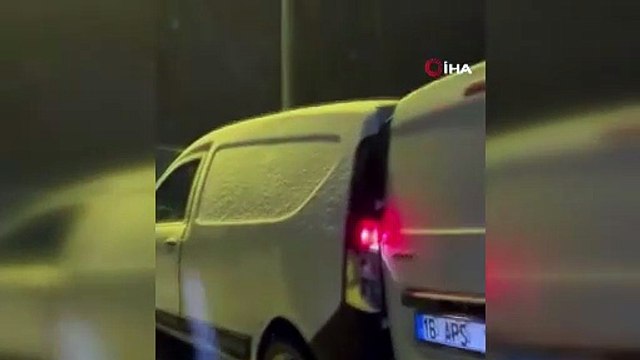 Bursa Uludağ\'da etkili kar yağışı! İşte kar kalınlığı