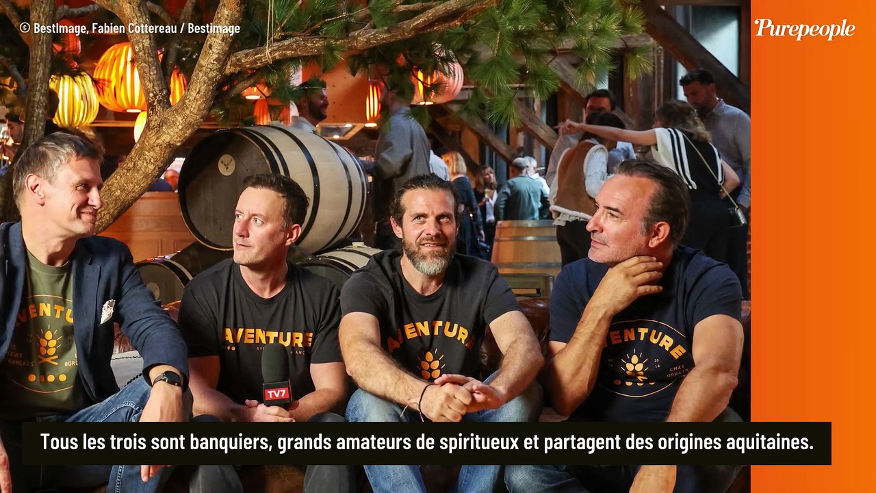 Jean Dujardin se lance dans une nouvelle aventure qui n'a rien à voir avec le cinéma, l'acteur entouré d'amis banquiers