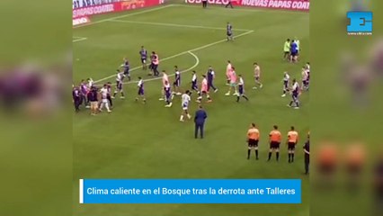 Clima caliente en el Bosque tras la derrota de Gimnasia