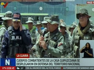 Desplegados cuerpos combatientes de la Casa Guipuzcoana en defensa de la integridad territorial