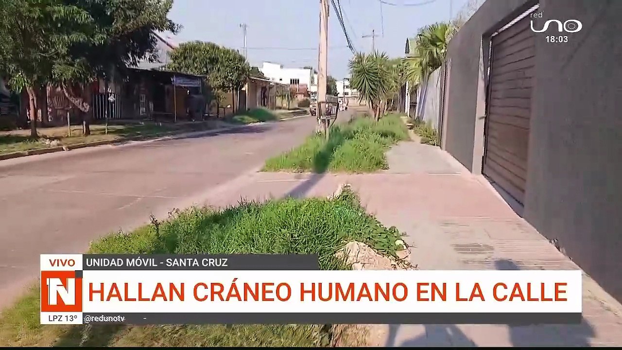 HALLAN CRÁNEO EN LA CALLE EN SCZ