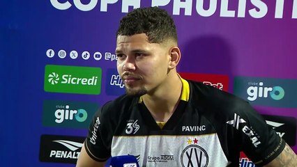 Autor do gol do título, Almir Luan fala festeja título da Copa Paulista