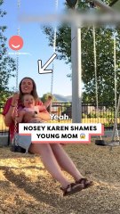 I was filming my daughter swinging when this happened 😡