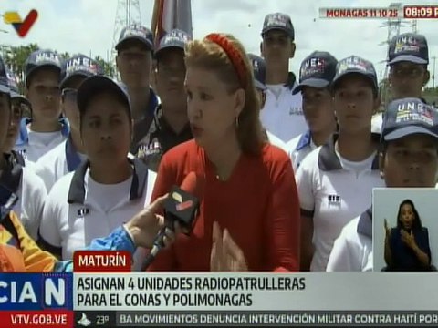 Dotan de vehículos y motocicletas a los 199 Cuadrantes de Paz en el estado Monagas