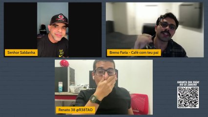 Trezoitão, Breno (Café com Teu Pai) e Sr. Saldanha em: Ao Vivo!