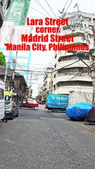 Lara Street corner Madrid Street in Manila City in the Philippines