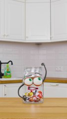 When the candy jar wants candy too 🍬😂 #animationfun #lol