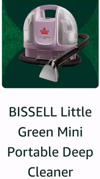 BISSELL Little Green Mini Portable Carpet and Upholstery Deep Cleaner, Limited Edition Color Dusk Pink, 4075L