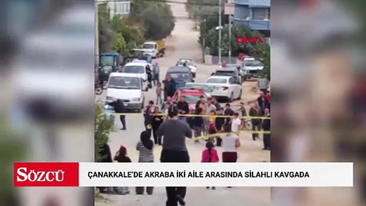 Çanakkale’de akraba iki aile arasında silahlı kavgada 3 kişi yaralandı